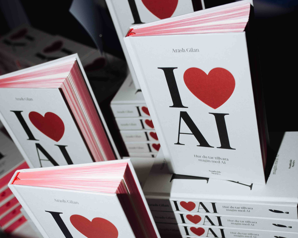 Älskade I love AI såld i 6000 ex