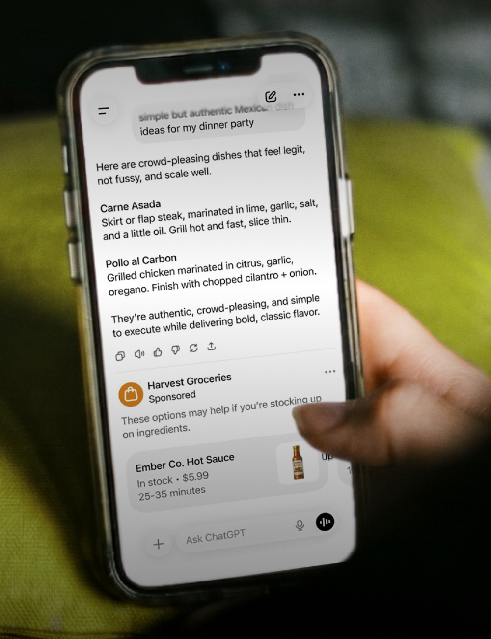 ChatGPT Ads har kommit till Sverige